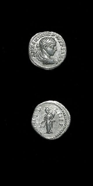 Silver Denarius of Emperor Elagabalus, 218 CE - 219 CE
