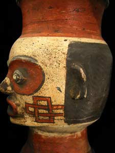 Terracotta Trophy Head, 500 CE - 800 CE