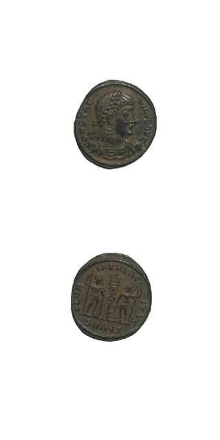 Bronze Coin of Emperor Constantine I the Great, 307 CE - 337 CE