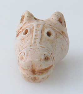 Mesopotamian Stone Horse Head Amulet, 3000 BCE - 2000 BCE