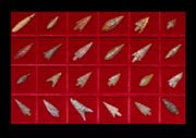 Set of Twenty-Four Neolithic Flint Arrowheads, 6000 BCE - 4000 BCE