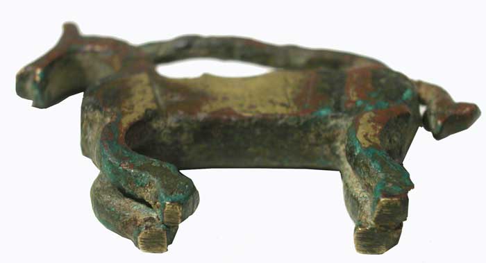 Islamic Bronze Lock Depicting a Horse, 9th Century CE - 12th Century CE