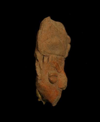 Mayan Terracotta Head, 200 CE - 600 CE