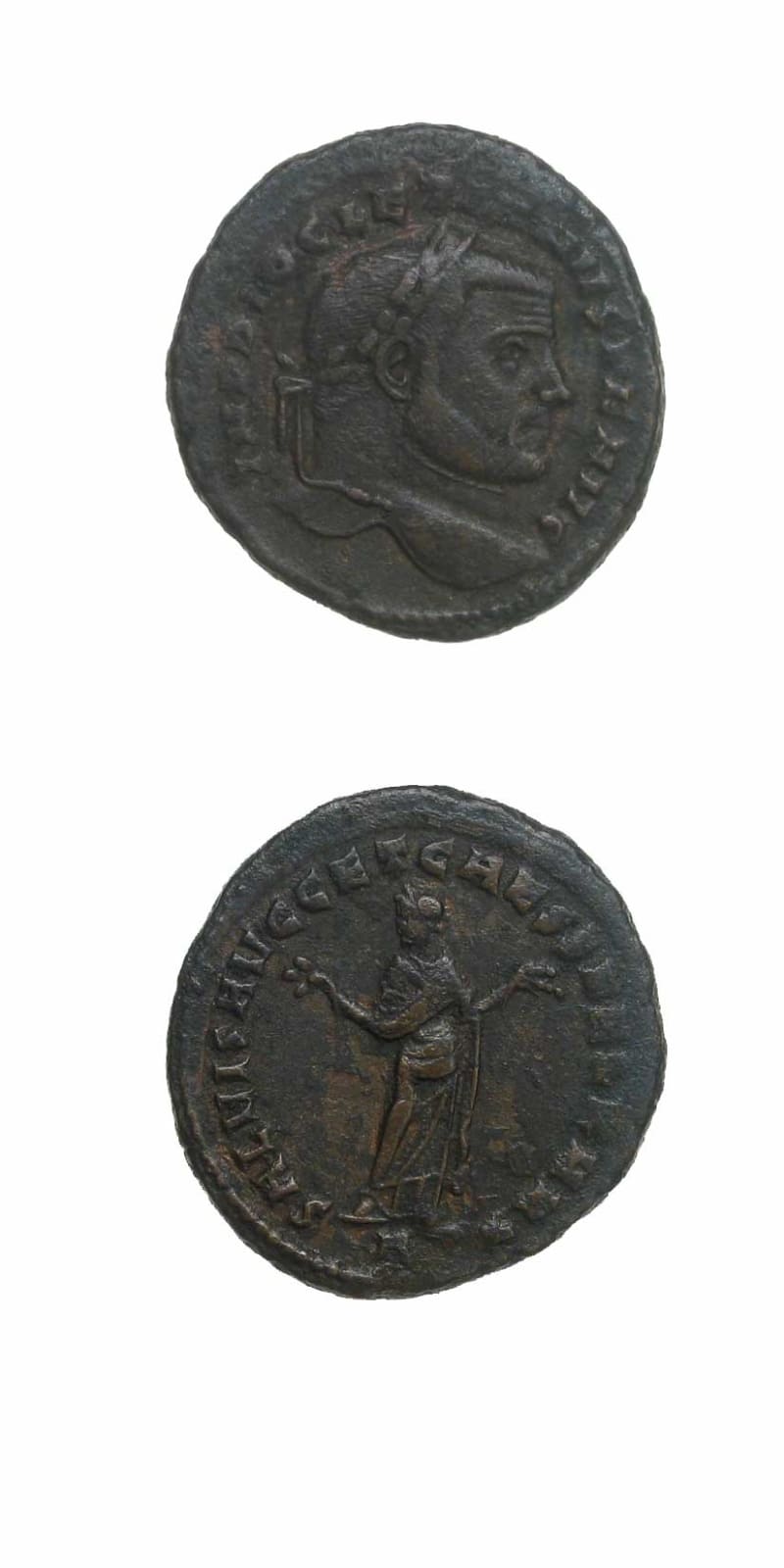 Bronze Follis of Emperor Diocletian, 294 CE - 305 CE