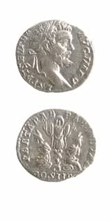 Silver Denarius of Emperor Septimius Severus, 198 CE - 211 CE