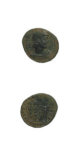 Bronze Coin of Emperor Constantine I the Great, 307 CE - 337 CE