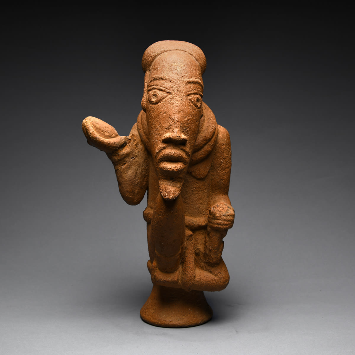 Nok Seated Male Figure, 300 BCE - 300 CE