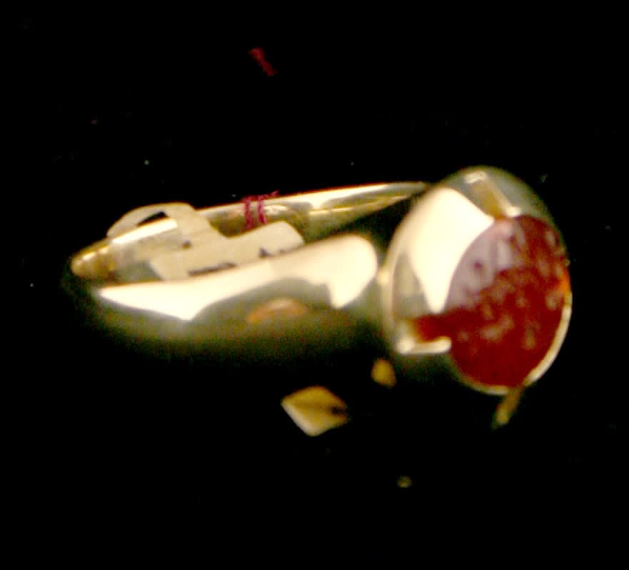 18 Karat Gold Ring Featuring a Carnelian Intaglio