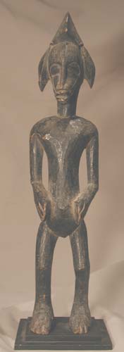 Senufo Wooden Sculpture of a Man, 20th Century CE