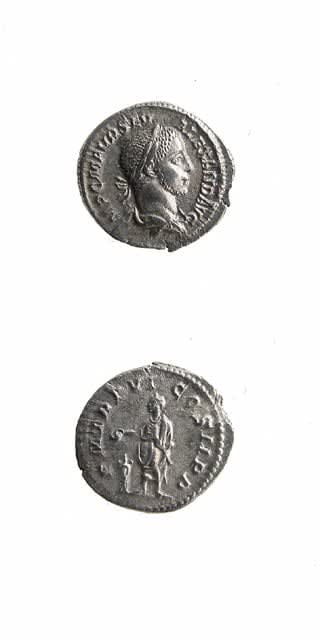 Silver Denarius of Emperor Severus Alexander, 222 CE - 235 CE