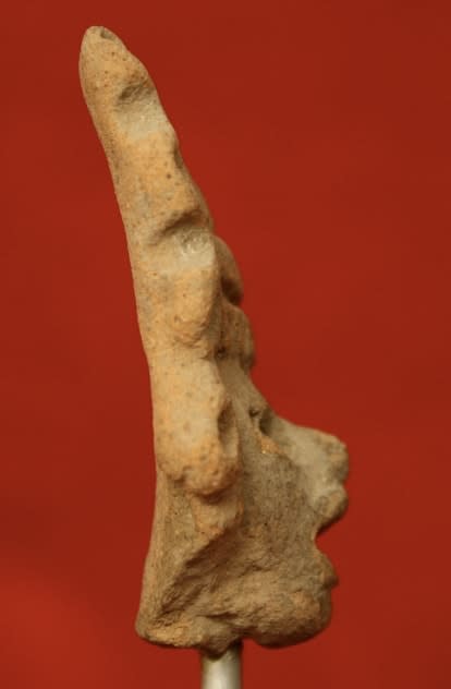 Mayan Terracotta Head, 200 CE - 600 CE