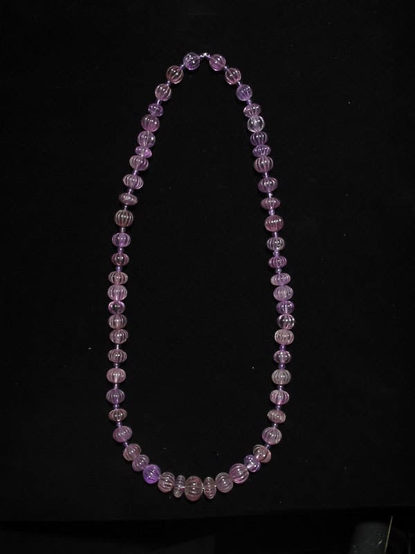 Amethyst Bead Necklace