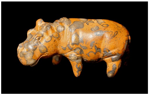 Middle Kingdom Jasper Hippopotamus, 2100 BCE - 1800 BCE