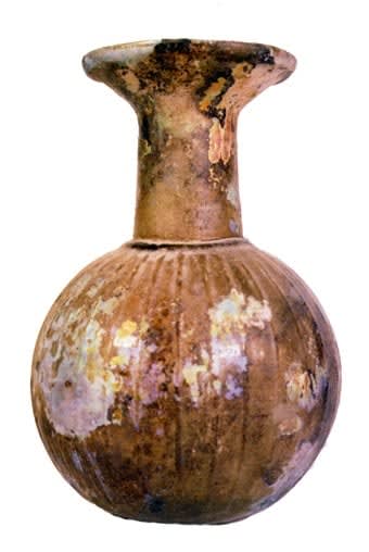 Roman Mold-Blown Glass Sprinkler, 300 CE - 400 CE