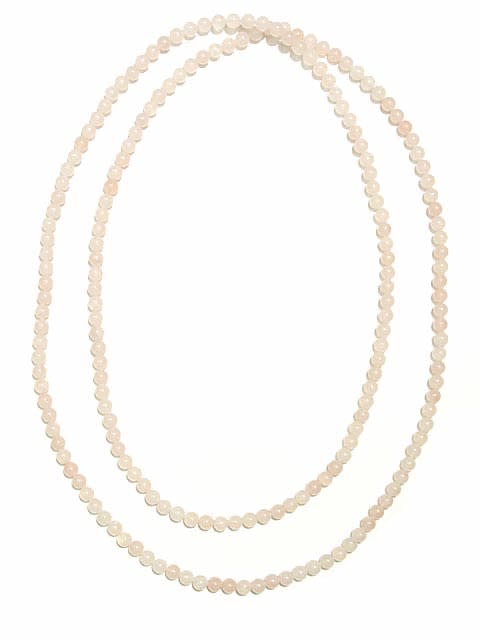 Rose Quartz Bead Necklace