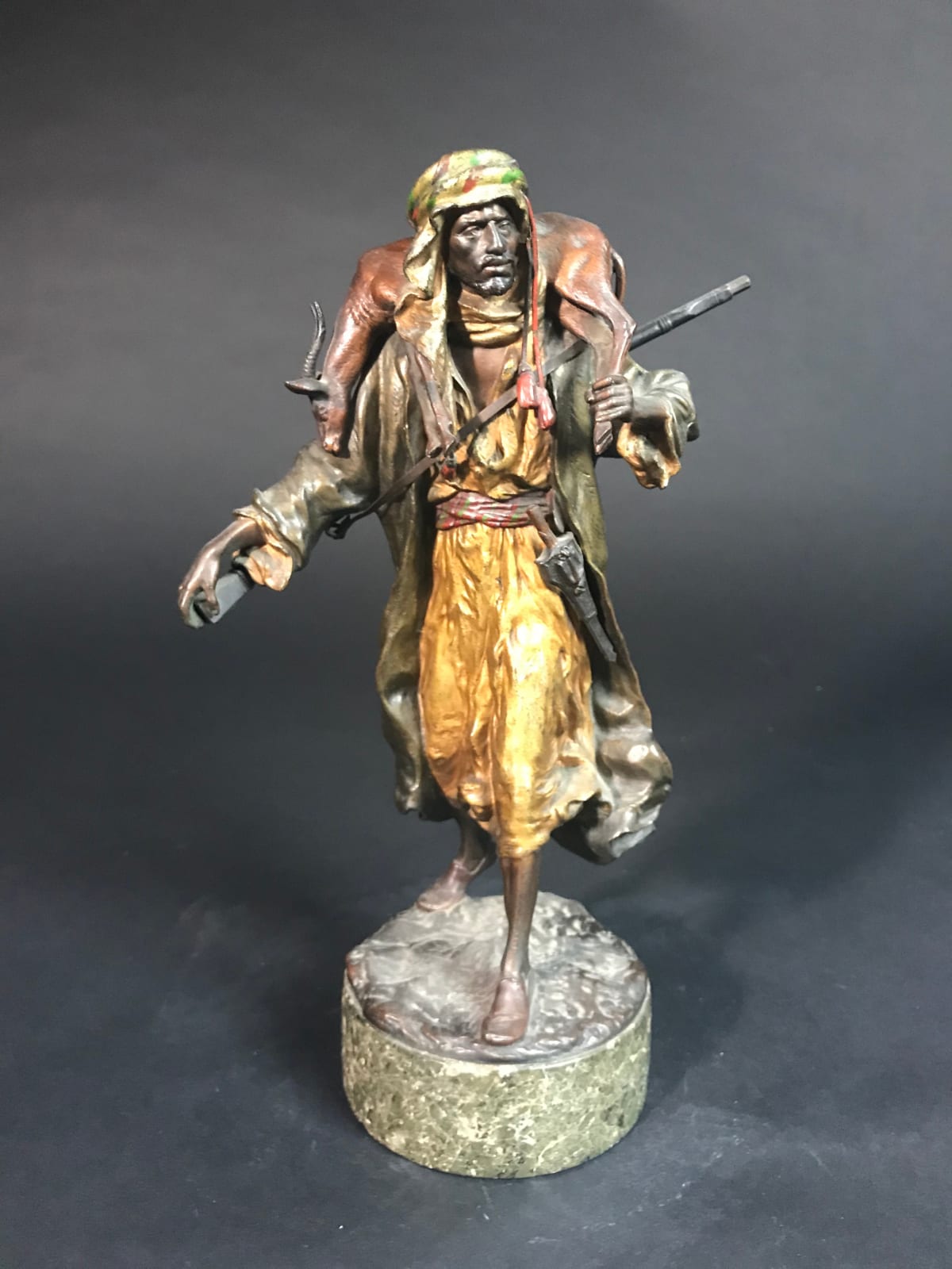 Figure of an Arab Hunting, 19th Century