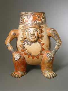 Tlaloc Effigy Vessel, 1100 CE - 1500 CE