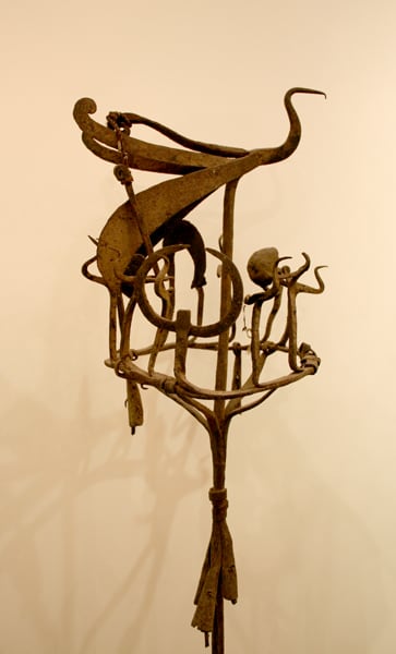 Yoruba Iron Herbalist's Staff, 20th Century CE