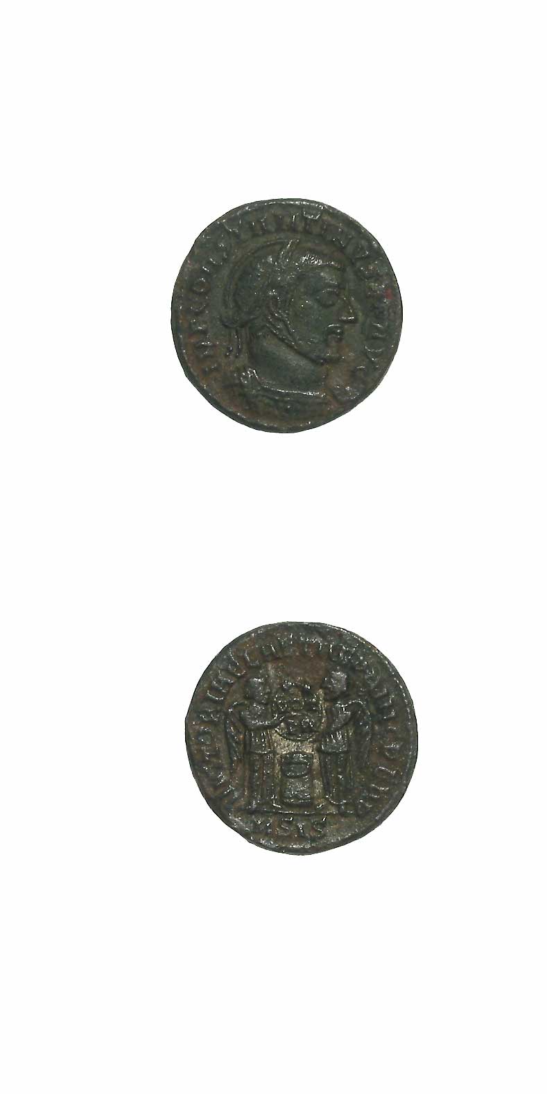Billon Argenteus of Emperor Constantine I the Great, 307 CE - 337 CE