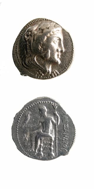 Macedonian Silver Tetradrachm of Alexander the Great, 325 BCE - 323 CE