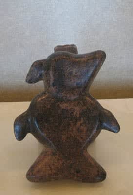 Colima Terracotta Reclinatorio, 300 BCE - 300 CE
