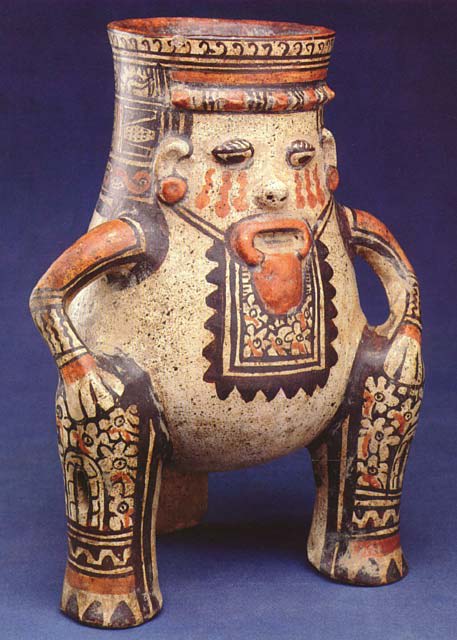 Guanacaste-Nicoya Tlaloc Effigy Vessel, 1200 CE - 1500 CE