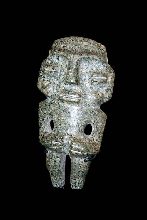 Mezcala Green Stone Figure, 300 BCE - 300 CE