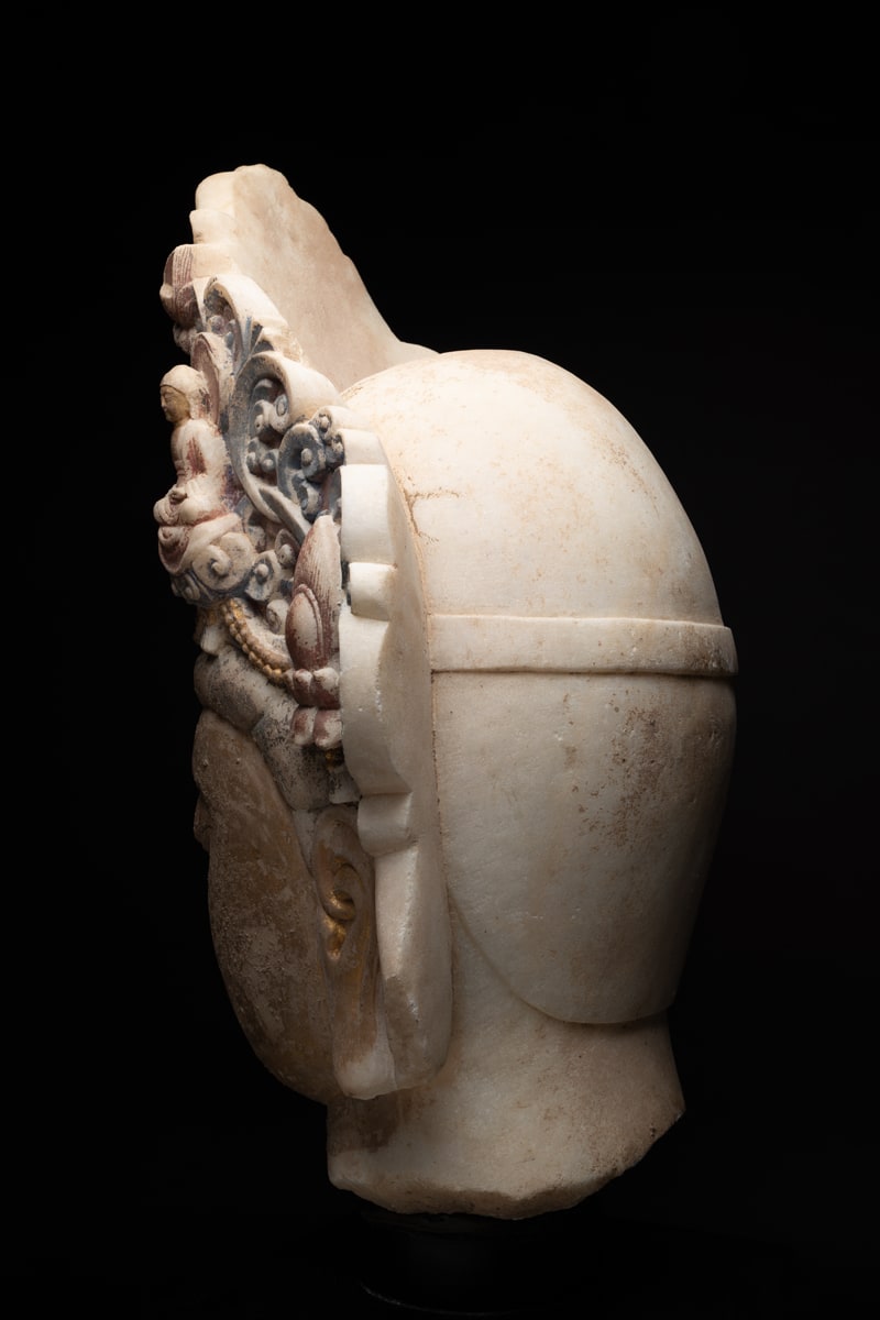 Sui Marble Head of a Bodhisattva, 581 CE - 618 CE