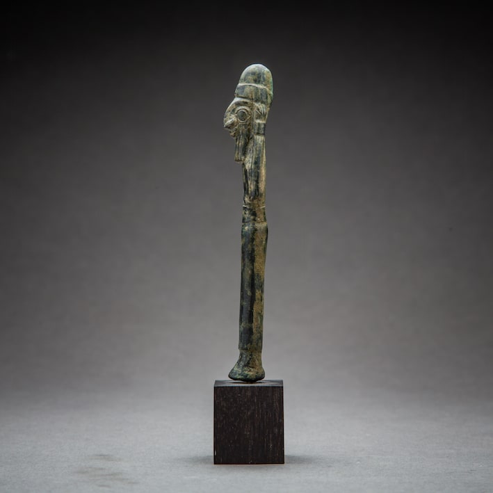 Luristan Bronze Figure of a Deity or Priest, 900 BCE - 600 BCE