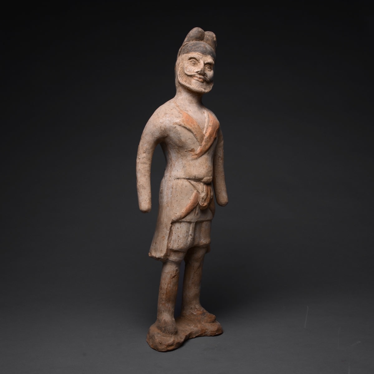 Tang Polychrome Sculpture of a Foreign Groom, 618 CE - 906 CE