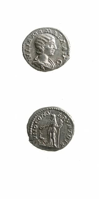 Silver Denarius of Julia Mamaea, 222 CE - 235 CE