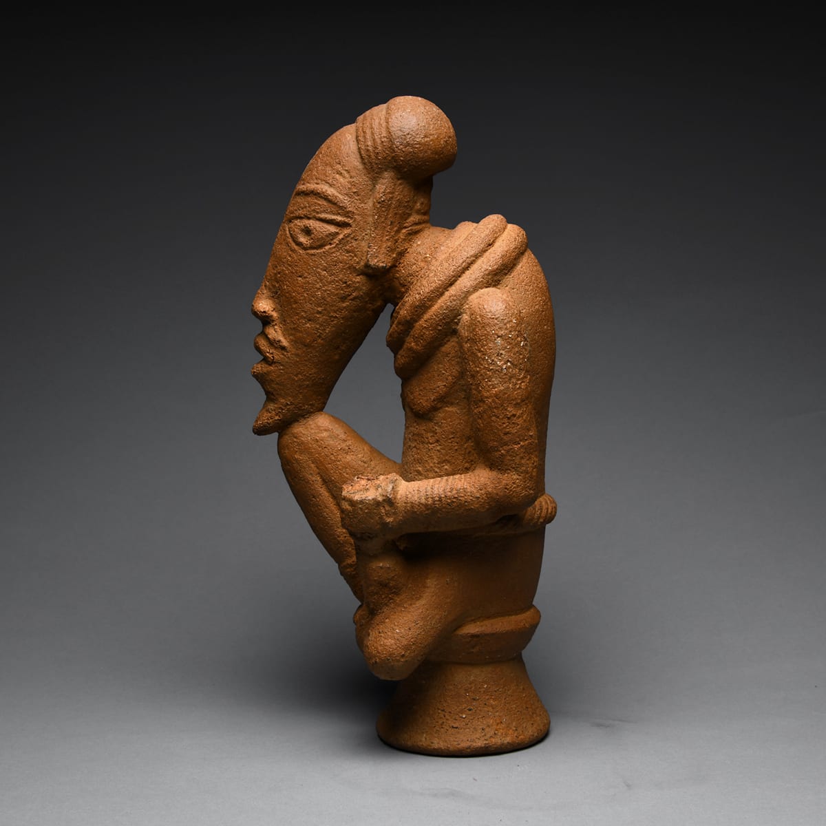 Nok Seated Male Figure, 300 BCE - 300 CE