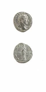 Silver Denarius of Emperor Hadrian, 117 CE - 138 CE