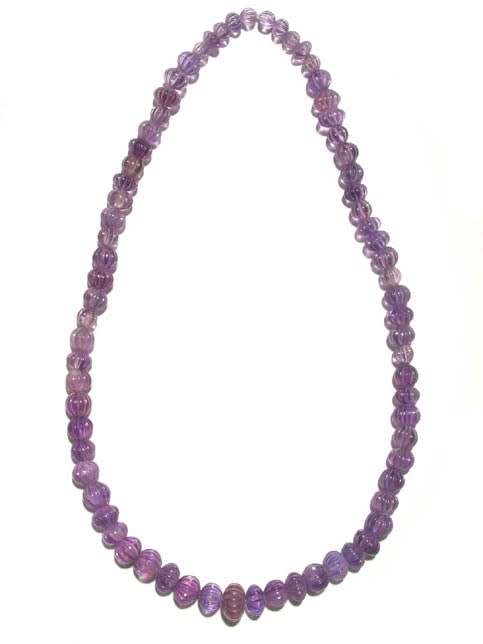Amethyst Bead Necklace