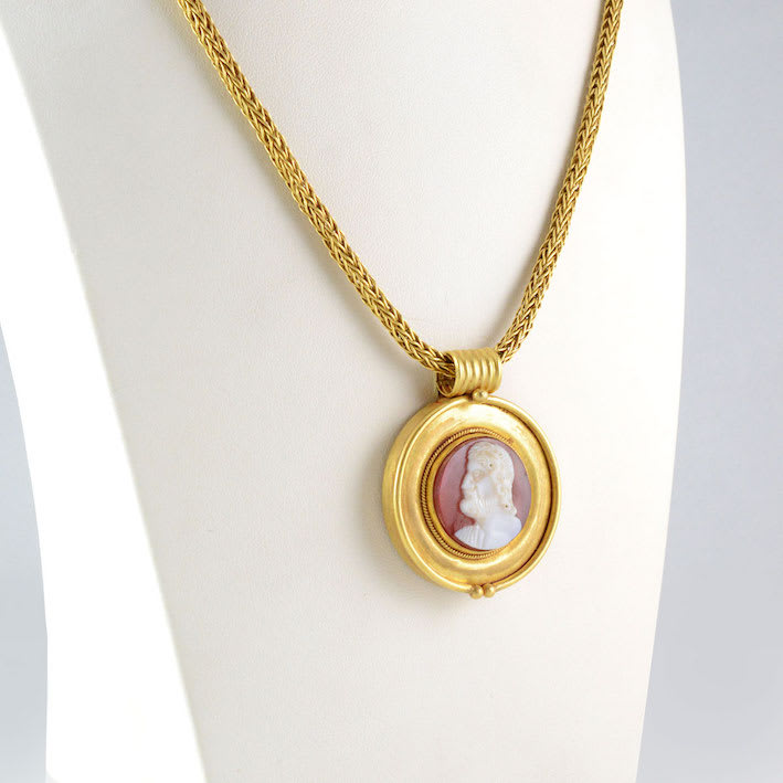 Classical Revival Gold Necklace, 18th Century CE - 19th Century CE