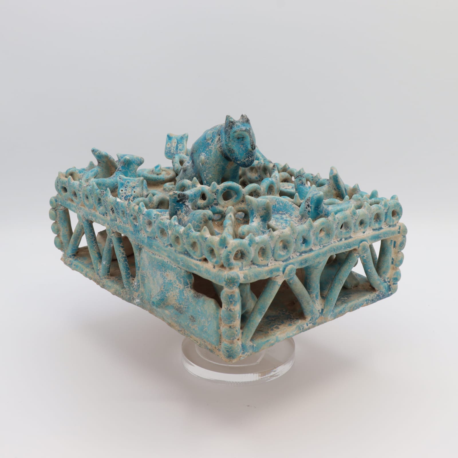 Kashan Fritware Animal Cage, Tenth to Eleventh Century AD
