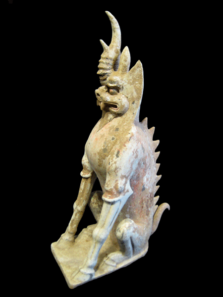 Tang Sculpture of a Spirit Guardian, 618 CE - 907 CE