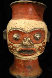 Terracotta Trophy Head, 500 CE - 800 CE