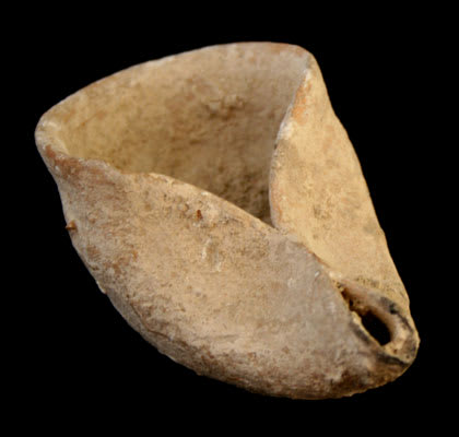 Maccabean Period Terracotta Oil Lamp, 150 BCE - 50 BCE