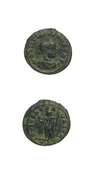 Bronze Coin of Caesar Licinius Junior, 317 CE - 324 CE