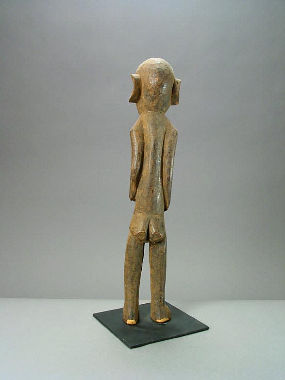 Lobi Wooden Bateba Sculpture of a Man, 20th Century CE