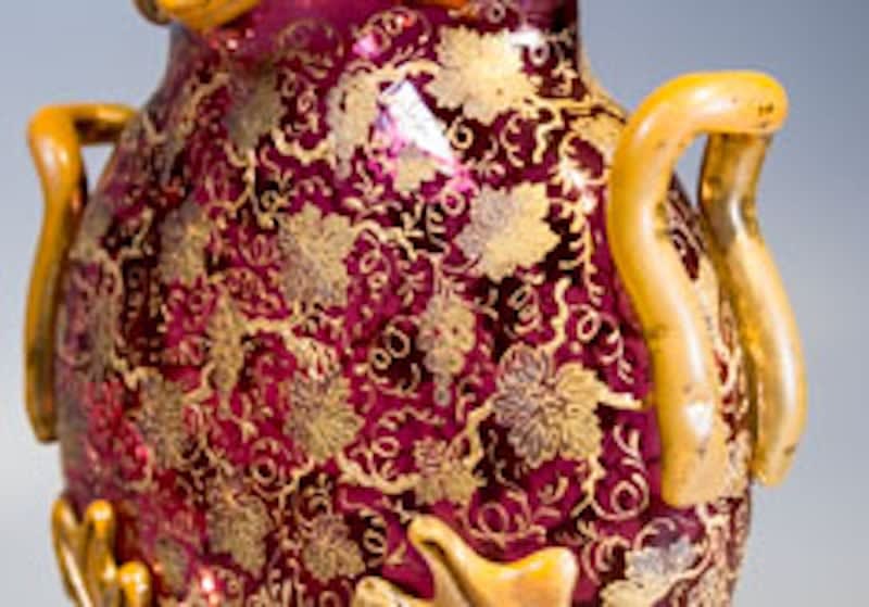 Moser glass vase, 1880 BCE - 1900 CE