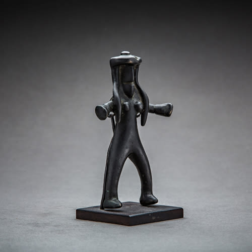 Indus Valley Metal Alloy Fertility Goddess, 3500 BCE - 2000 BCE