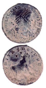Bronze Coin of Emperor Julian the Apostate, 360 CE - 363 CE