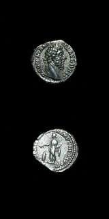 Silver Denarius of Emperor Commodus, 180 CE - 192 CE