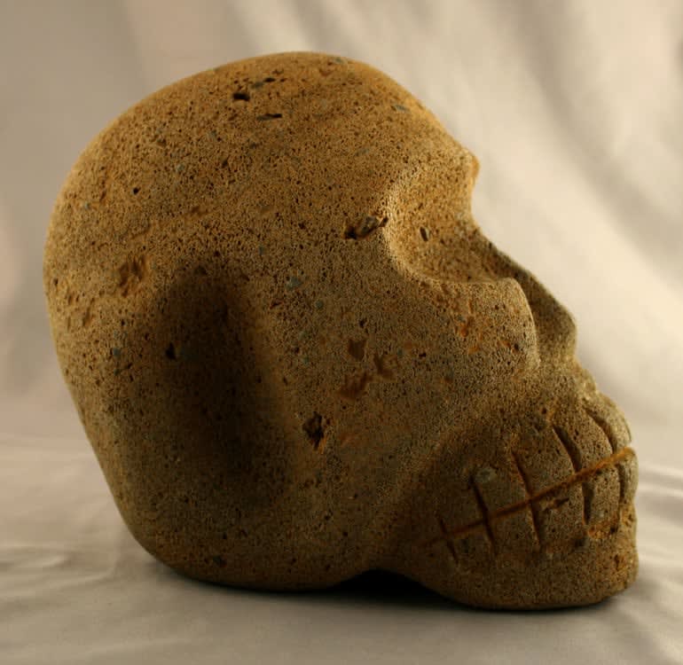 Mayan Lava Skull, 600 CE - 900 CE