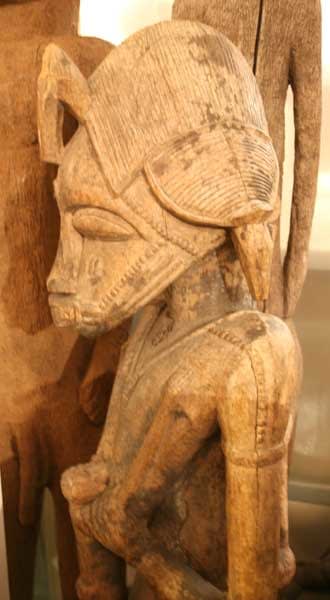 Senufo Style Large Wooden Maternity Sculpture, 20th Century CE