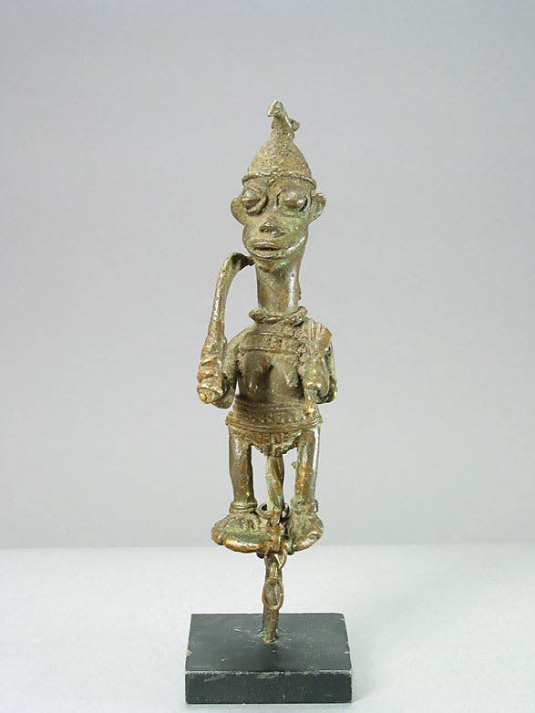 Yoruba Ogboni Brass Sculpture, 18th Century CE - 19th Century CE