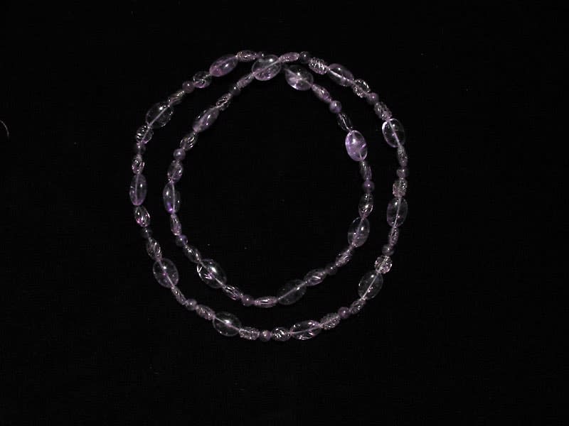 Amethyst Bead Necklace