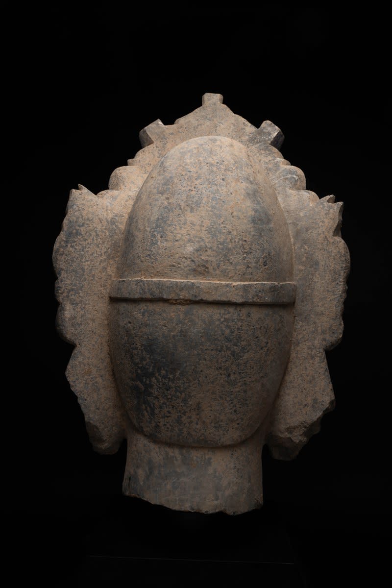 Sui Stone Head of a Bodhisattva, 581 CE - 618 CE